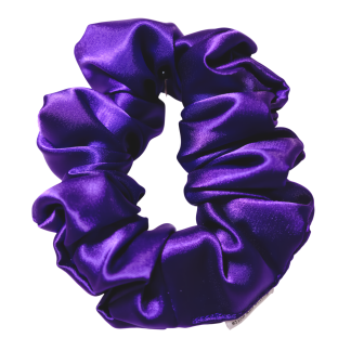 Purple Silk Scrunchie