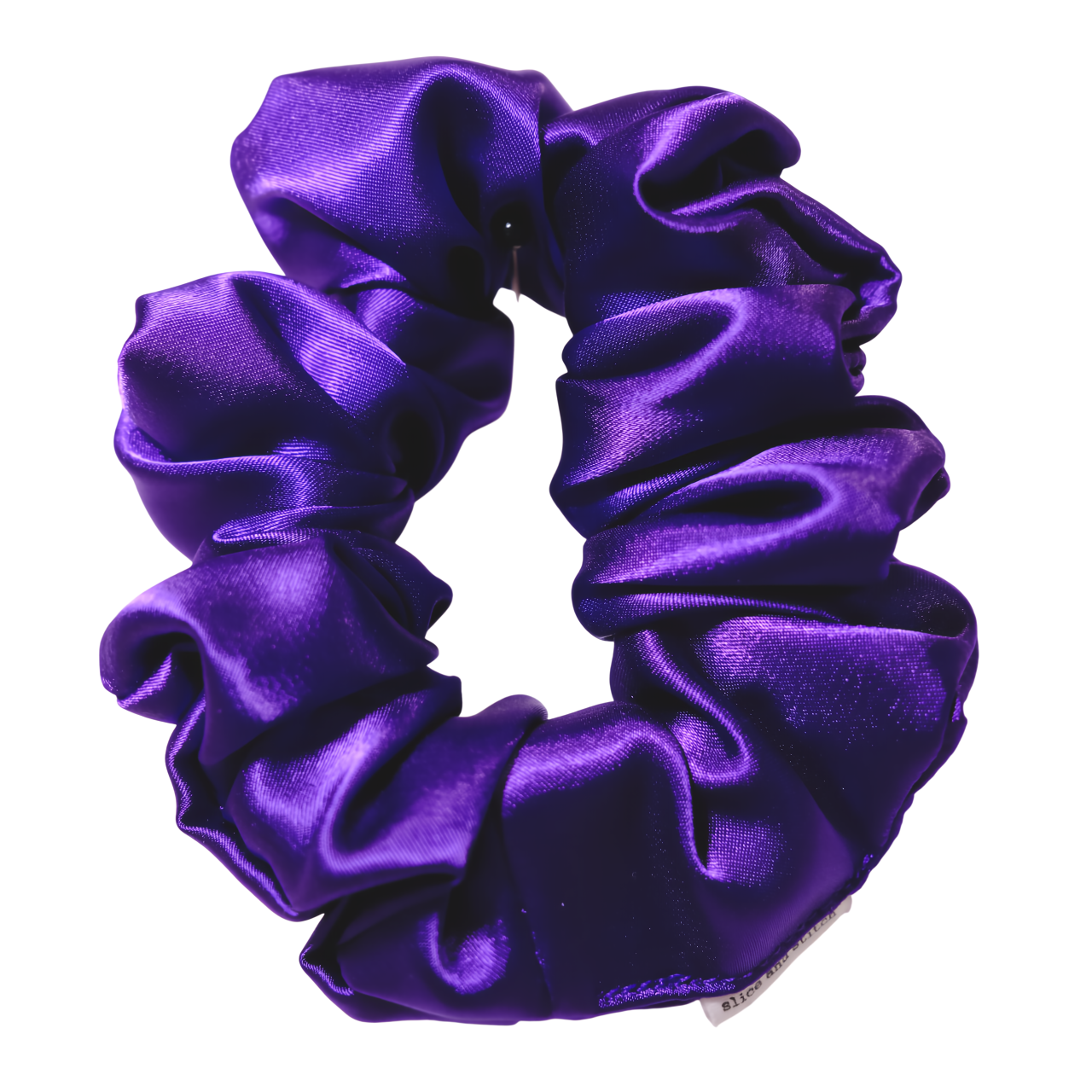 Purple Silk Scrunchie