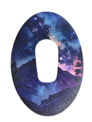 Dexcom G6 Patch: Purple Galaxy