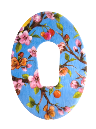 Dexcom G6 Patch: Blue Flower