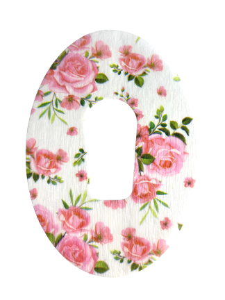 Dexcom G6 Patch: White Flower
