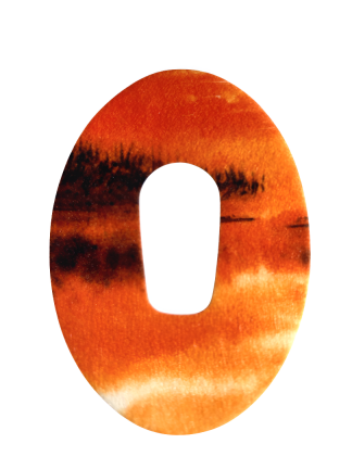 Dexcom G6 Patch: Sunset Orange