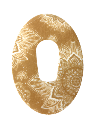 Dexcom G6 Patch: Golden Geometric