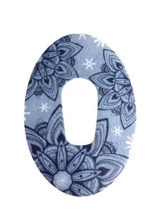 Dexcom G6 Patch: Blue Geometric