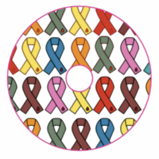 Freestyle Libre: Rainbow Ribbon Patch Set