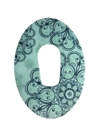 Dexcom G6 Patch: Teal Geometric