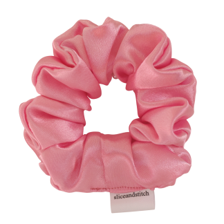 Light Pink Silk Scrunchie