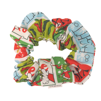 Advent Grinch Scrunchie
