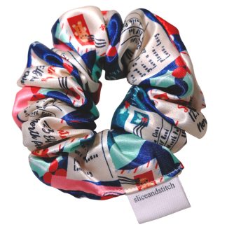 Silk Santa Scrunchie