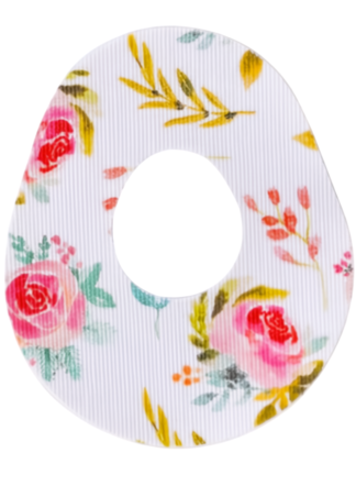 Dexcom G7 Patch: White Rose