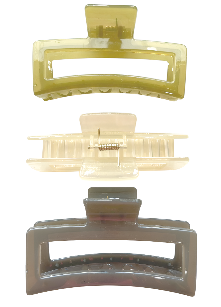 XL Clear Hair Claw - Image 2