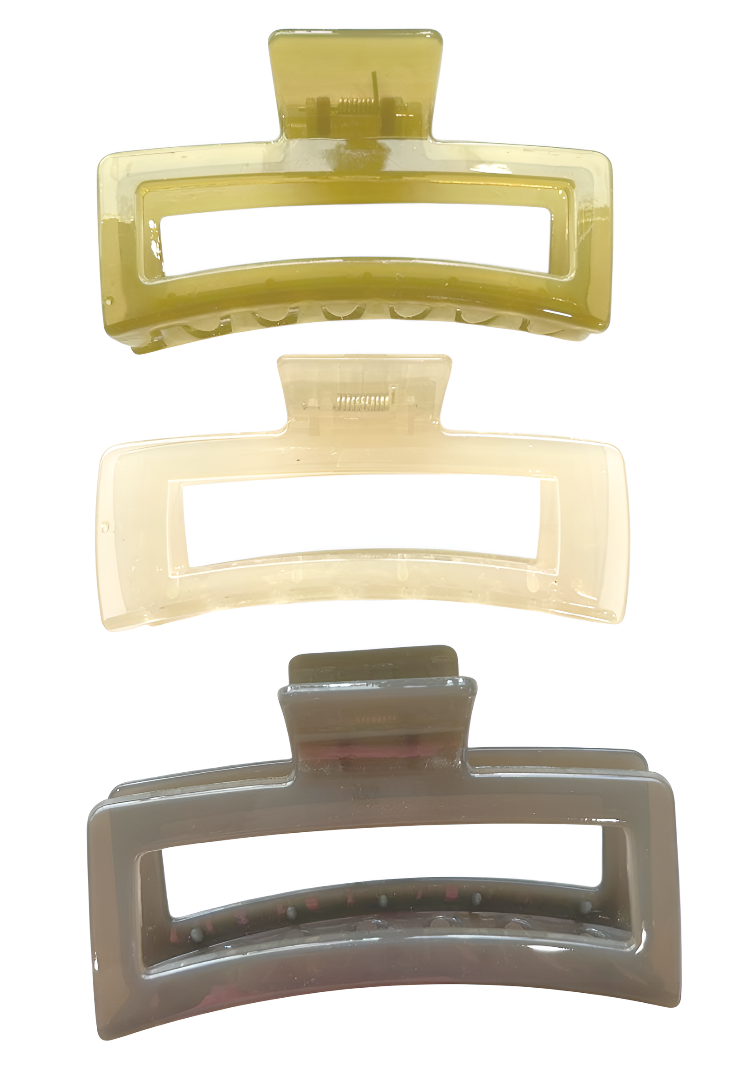 XL Clear Hair Claw