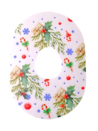 Dexcom G7 Patch: White Christmas