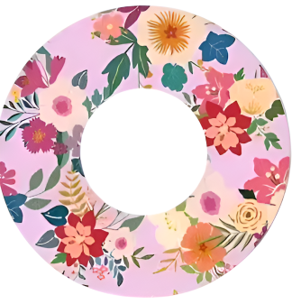 Dexcom G7 Patch: Pink Flower